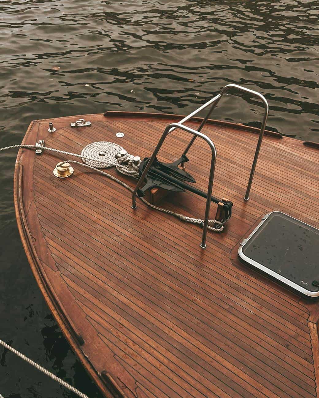 a boat on the water